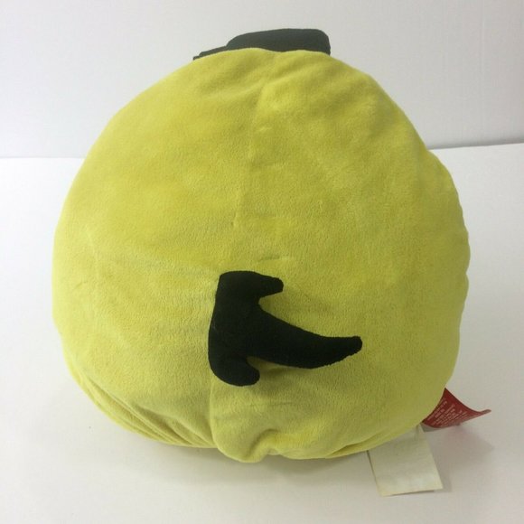 Angry Birds Yellow Bird Chuck Pillow Plush Stuffed Animal Toy 14"x12" - Picture 3 of 8